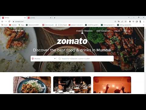 How to clone a zomato website using HTML and CSS
