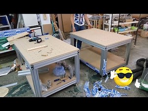 building a aluminum profile workbench woodworking bench
