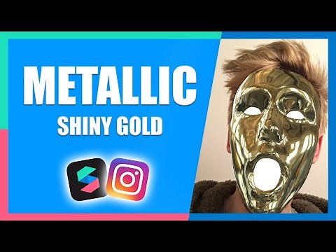 Shiny Metallic Filter Effect (Gold, Silver, Bronze) Easy | Instagram & Facebook | Spark AR Tutorial