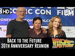 Back to the Future 30th Anniversary Cast Reunion - Michael J. Fox, Lea Thompson & Christopher Lloyd