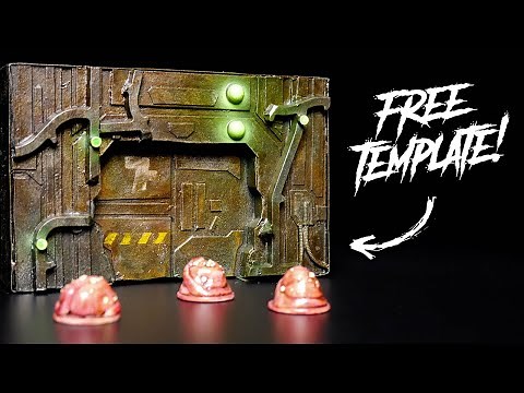 Modular Sci-Fi Door for Futuristic TTRPG's (FREE TEMPLATE!)