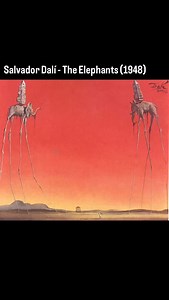 Salvador Dalí - The Elephants (1948) #salvador #dali #salvadordali #salvadordalí #dalí | Contemporary Art