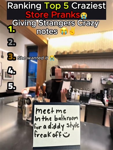 Ranking Top 5 Craziest Store Pranks 😭 #funny #crazy #top5 #laugh #reaction #pranks #harmlesspranks #top5pranks #funnyreactions #prank #comedy #skit #top