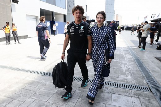 In Pictures: Kimi Antonelli spotted with his girlfriend in the F1 Saudi Arabian GP paddock
