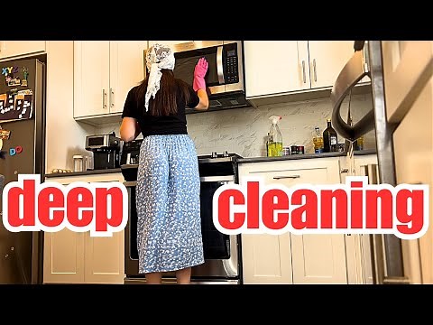 Morning Kitchen Cleaning Routine ☀️ Wiping Countertops & Fresh Start