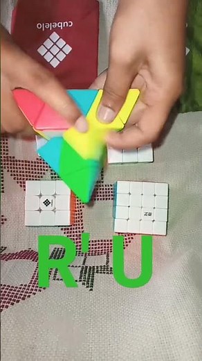 pyramid cube shuffling and solving trick Taha Cuber 👍👍👍👍👍👍👍👍👍