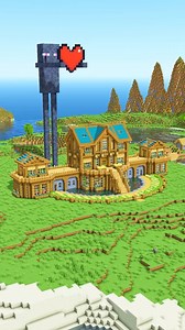 Charliecustard Builds on Instagram: "👷 Build it! Link in bio (Starter House #91) You can re-build this creation in your own world with the online 3D Guide or download the schematic or import the world on Java or Bedrock edition! #minecraft #charliecustardbuilds"