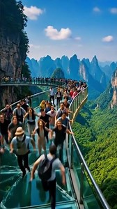 Glass Bridge Shatters Under Tourists’ Feet 😱