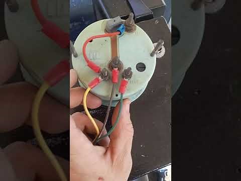 Installing a tachometer on a 50 horse Force outboard motor on a pontoon