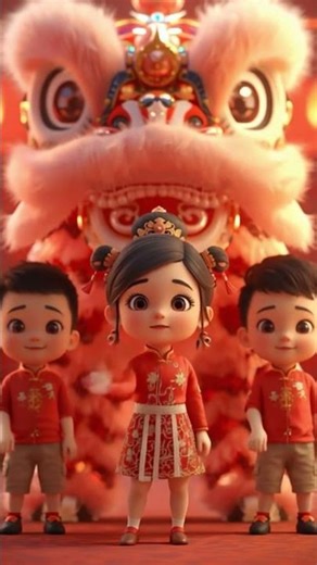 🏮 Chibi Dance | The Girl and Friends Grooving to Jinger Beat ✨🎉