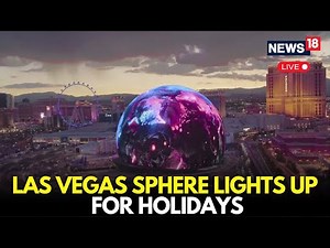Las Vegas Sphere Brings Christmas Cheer With Stunning Light Show LIVE | A WOW MOMENT INDEED! | N18G