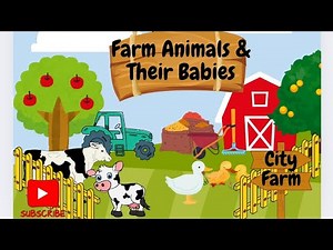 "Farm Animals and Their Babies 🐮🐣 | Learn Animal Families"