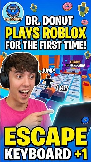 Dr Donut Plays Roblox Escape Keyboard +1 JUMP