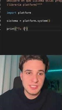 🖥️ Python SABE qué sistema usas… 😳 #Python
