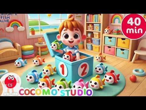 Once I Caught a Fish Alive Song | Counting Song for Toddlers