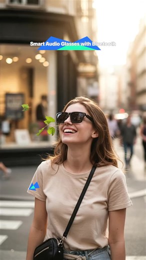 Smart Audio Glasses - Bluetooth-Connected Glasses with Integrated Speakers & Microphone, Voice Control & Touch Operation, Anti-UV Lens Coating, Designed for Outdoor Enthusiasts, Travelers, and Daily Convenience #headphones #eyeglasses #sleepheadbandwithbluetooth #gadgetlovers #travelaccessory #lamborghiniheadphones #techproducts #wirelessearphones #bluetoothheadsets #miniinvisibleheadphones