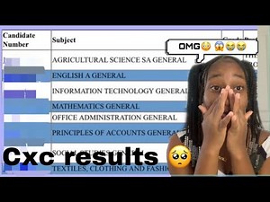 Cxc results😭😢😢🥺🥺😨#cxc #emotional #cxcresult
