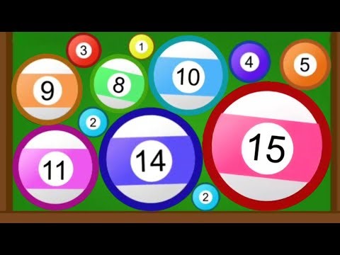 Billiards Merge 3D - New ASMR Gameplay (Ball Evolution, Level Up Billiard Balls 2048)