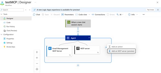 📢Announcing MCP Server Support for Logic Apps Agent Loop | Microsoft Community Hub