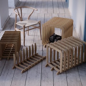 Doglog Home-cat House Model Ab1-digital Product-.dxf, .dwg File - Etsy