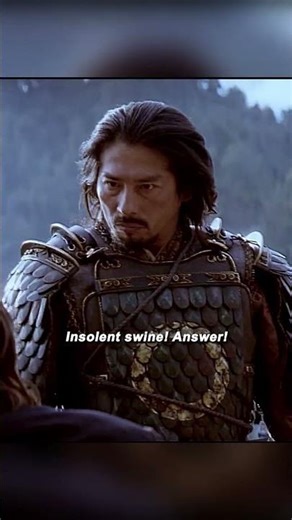 The Last Samurai 🗡️ - Ujio stares down an impending battle with unshakable resolve #HistoricalDrama