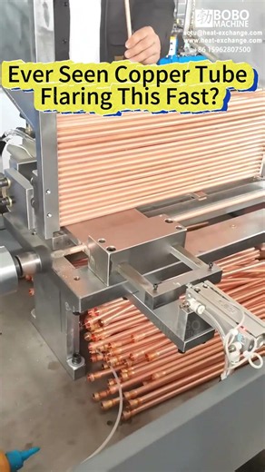 How Copper Tubes Are Flared Automatically | HVAC Manufacturing Process