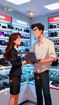 Daily English: Fixing My Laptop at the Repair Shop | Simple English Stories