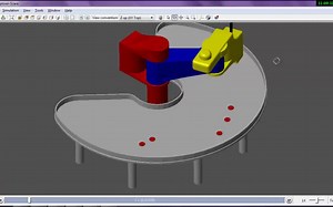 Scara Robot - Matlab GUI - Real-time Simulation with xbox Joystick