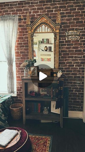 Tiffany Dalton | Harry Potter on Instagram: "Harry Potter Room Makeover ☑️ . QOTD: what’s your favorite part of this makeover? . I’m so happy with how everything turned out so it’s all my favorite! 😍 . I’m so excited to have brought you along on this HP room remodel journey! Every weekend I dedicated time to work on remodeling this room since the beginning of January. Can’t believe all we have accomplished, and finally finishing this room! What a transformation!! . If you want to see a more in 