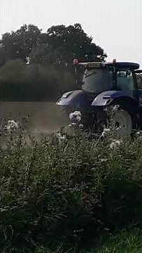 New Holland T6 180 Cultivating. #tractors #farming #agriculture