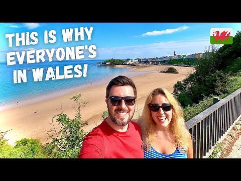 WALES is BEAUTIFUL! Exploring the maze of TENBY town and Beaches!