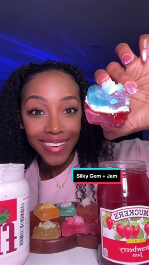 Silky Gem Crystal Candy: ASMR Eating Experience