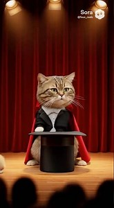 Cat Magician Pulls Off the Funniest Trick Ever