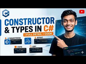 Constructor in C# with Types 🔥 | Full Tutorial with Code Examples