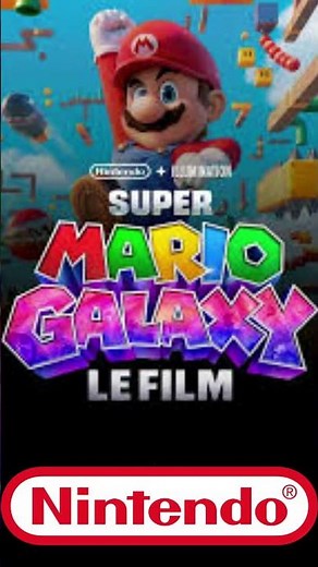 🍄Super Mario Galaxy Le Film Annonce du titre officiel VF #TheSuperMarioGalaxyMovie #SuperMarioGalaxy