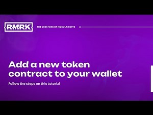Add token address to wallet