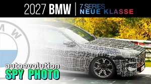 2027 BMW 7 Series Facelift Shows Neue Klasse Makeover With Split Headlights