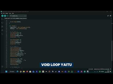 Sistem Arduino Berbasis Master & Slave Dengan Komunikasi I2C untuk mengukur Temperature & Humidity