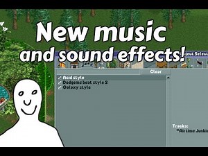 New music and sound effects have been added to OpenRCT2!