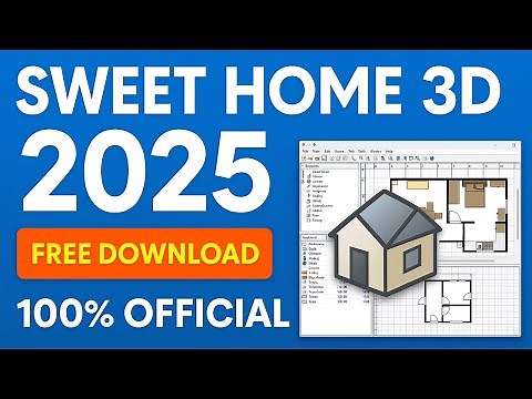 How to Download Sweet Home 3D 2025 | 100% Official Latest Version | Windows 10/11 || download sh3d