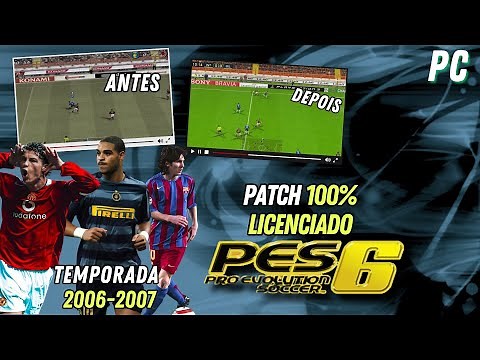 How to download and install PES 6 on PC with licensed clubs, stadiums, and kits in HD + extras!!