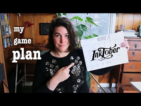 Inktober 2025 prep | how i plan to survive 31 drawings in 31 days