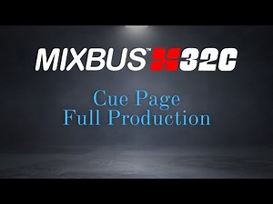 Bringing It All Together on the Cue Page | Mixbus32c V8