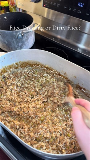 This is another common debate in Louisiana. So I’m curious what do you call it and what area are you from? I call it rice dressing and I’m from the 337 area.