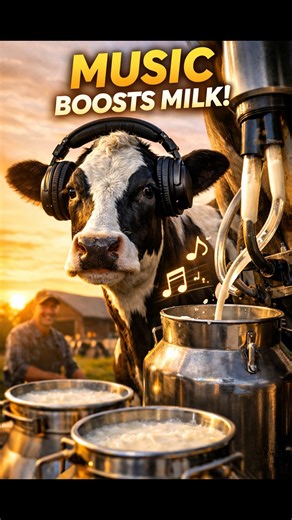 “Why Farmers Play Music for Cows (Amazing Result!)” #youtubeshorts #funfact #animalfacts