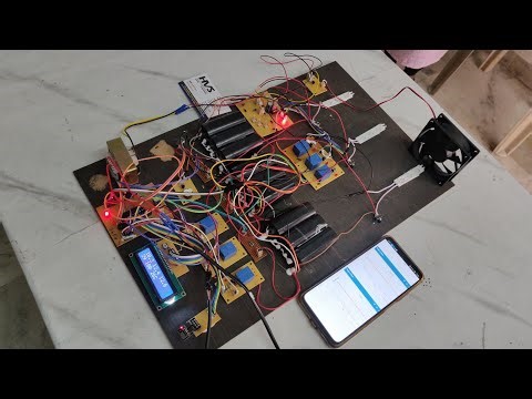IoT Battery Management System - Charge monitoring and Fire 🔥 protection with Active Cell balancing