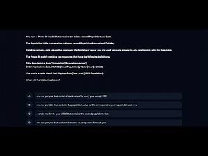 PL-300: Microsoft Power BI Data Analyst Free Full Practice Exam #pl300
