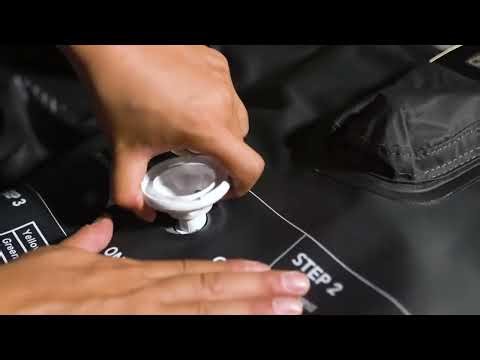 Installing control unit to spa liner