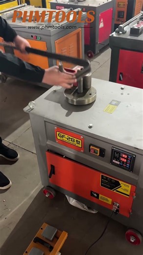 Semi-Automatic Rebar Bending Machine for Large Diameters 🔧