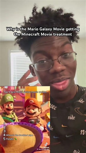 Why is the Mario Galaxy Movie getting the Minecraft movie treatment #viral#fyp#majestyxp#mariomovie